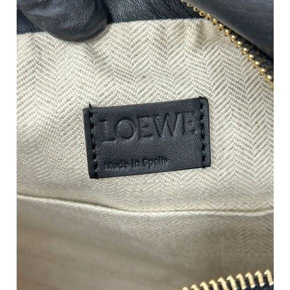 LOEWE Black Puzzle Hobo Bag C-A28299 - Picture 8 of 11